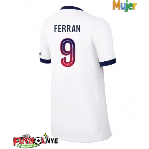 Camiseta Paris Saint-Germain Ferran Torres #9 Visitante Equipación para mujer 2026-27 manga corta
